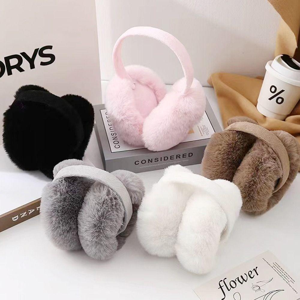 Складные Теплые Подушки для Ушей Регулируемые Накладки на Уши Милые Грелки для Ушей Студенты