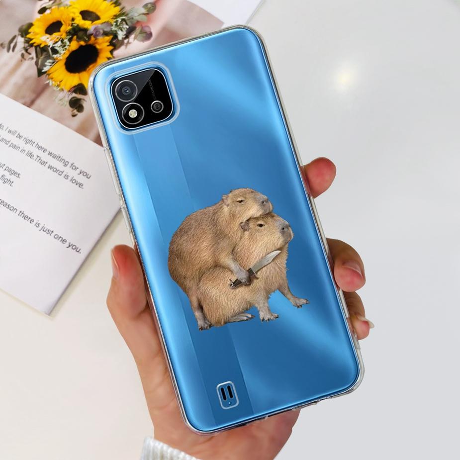 For Realme C11 2021 Case Cute Dinosaur Astronaurt Cover Soft Silicone Phone Case For Realme C11 2020 RealmeC11 2021 Fundas Coque