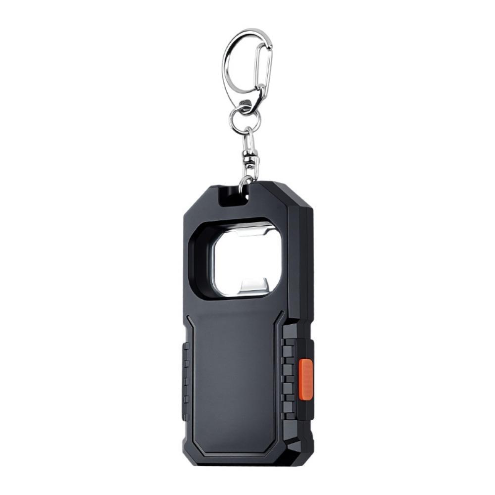 USB Rechargeable Working Light LED COB Emergency Lantern Keychain Flashlight Outdoor