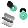 Silicone Ear Protection Earplugs Waterproof Swimming Ear Plug Washable with Earplug Caps & Case for Swimming Showering