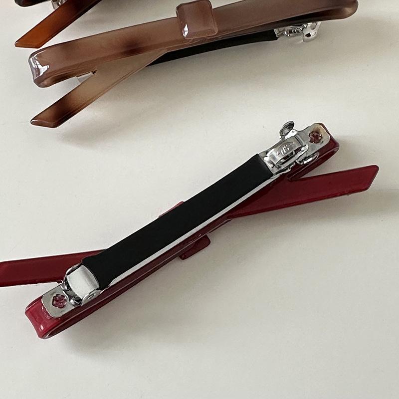 Fashion Advanced Sense Spring Clip Hairpin Headdress For Women Girls Sweet Bowknot Bangs Hair Clip Hair Accessories Gifts