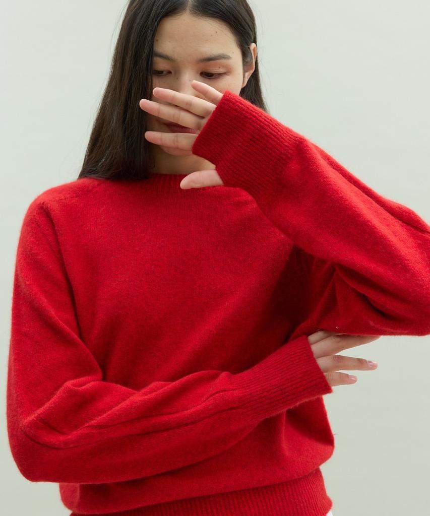 DEETO Wholegarment Round Pullover [Red]