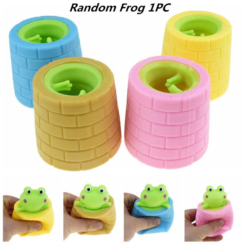 Забавный тыквенный белка-астронавт Блок Сжималка Антистресс Игрушка Прятки Фигурки Снятие стресса Непоседа Игрушки Для Детей Взрослых