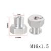 LS Двигатель Сменный Мужской M16x1.5 или M12x1.5 Женский 1/8 NPT Алюминиевый Датчик Давления Масла Адаптер Соединитель С Прокладкой Серебряный