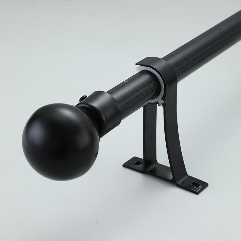 2Pcs Hollow Out Iron Curtain Rods Ends Caps Curtain Accessories Replacement Roman Curtain Rod Head Home Decoration