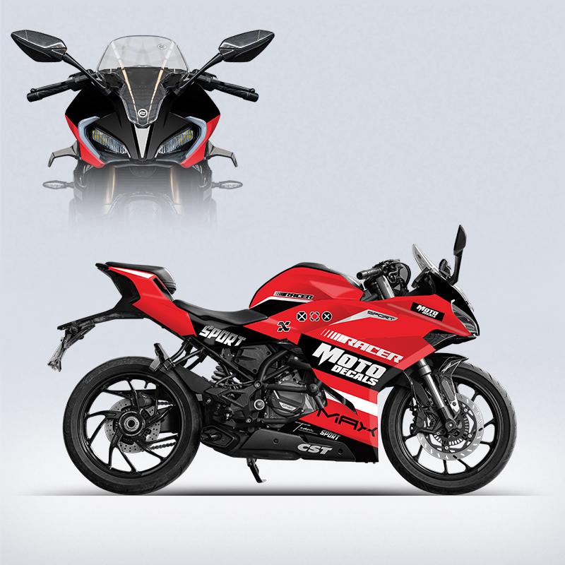 Для защиты и декора аксессуаров мотоцикла с набором наклеек CFMOTO 250SR 300SR Наклейки на обтекатель в различн