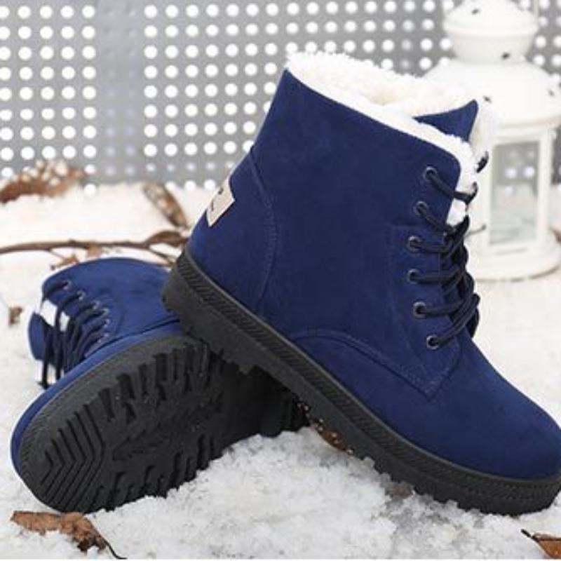 2023 Fashion Boots Winter Boots Snow Boots Women's Large Size Warm Boots Women's Cotton Shoes
