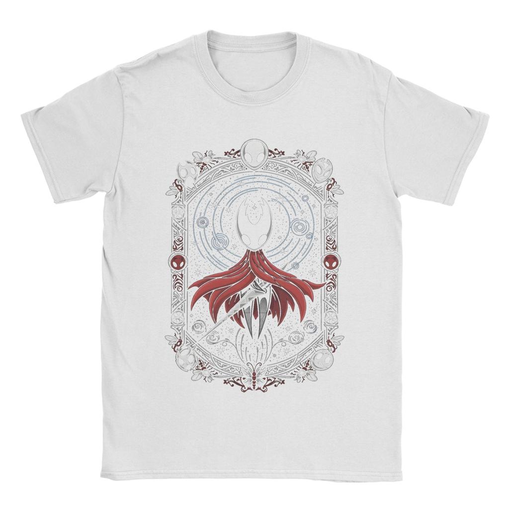Hollow Knight Silksong The Huntress T Shirt for Men Cotton Novelty T-Shirts Round Collar Tees Short Sleeve Clothes Big Size