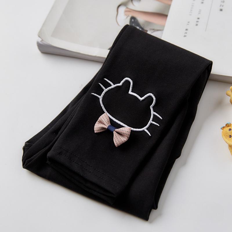 Леггинсы для девочек Детские тонкие укороченные брюки с рисунком Верхняя одежда для малышей