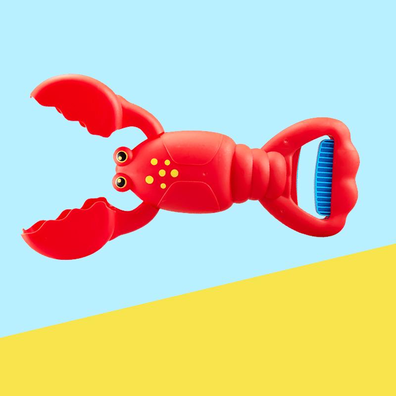 Захватчик Игрушки для купания малышей - Пляжные игрушки для игры в песок Милый разноцветный захват-клешня краба Бассейны и улица - Обучающая игра