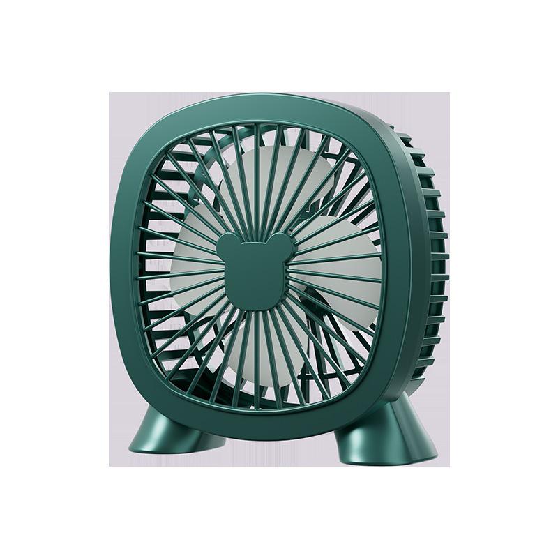 USB-Powered Mini Desktop Fan for Office and Dorm Use