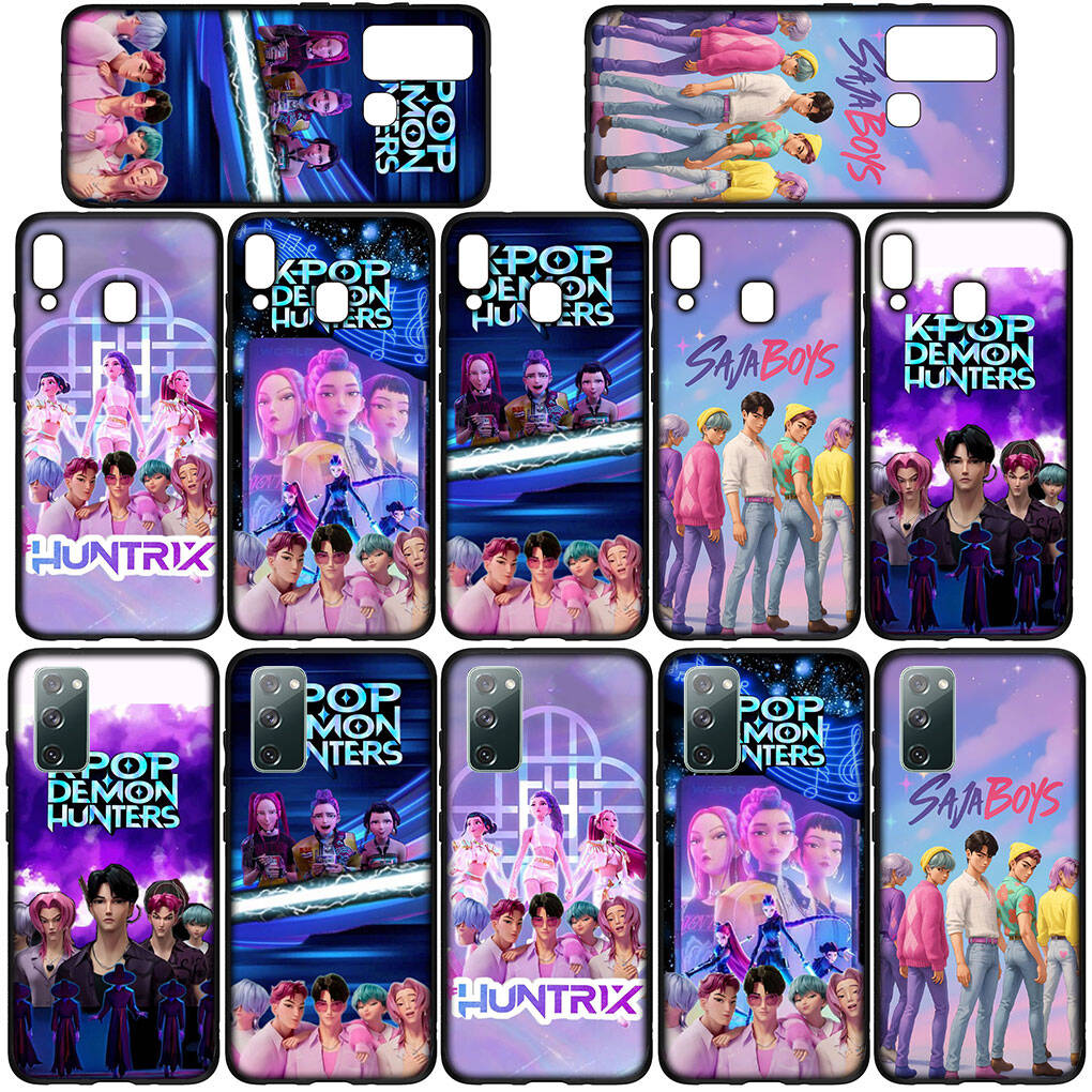 Phone Case for Samsung Galaxy S25 S23 S22 S24 Ultra FE A05 A06 A15 A16 A36 A37 A35 A54 A55 A56 A57 A25 A26 A53 A17 Jinu KPop Saja Demons Hunters Boys