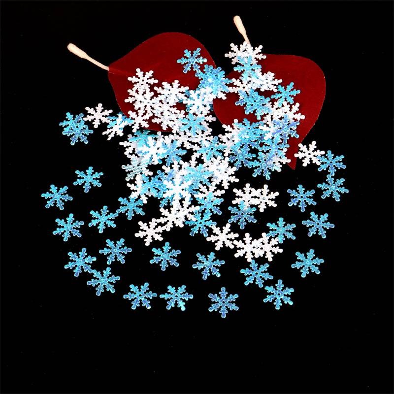 Рождественские украшения Снежинка Свадебная вечеринка Бросание бумажных обрезков DIY Поддельные снежинки Рождественские аксессуары