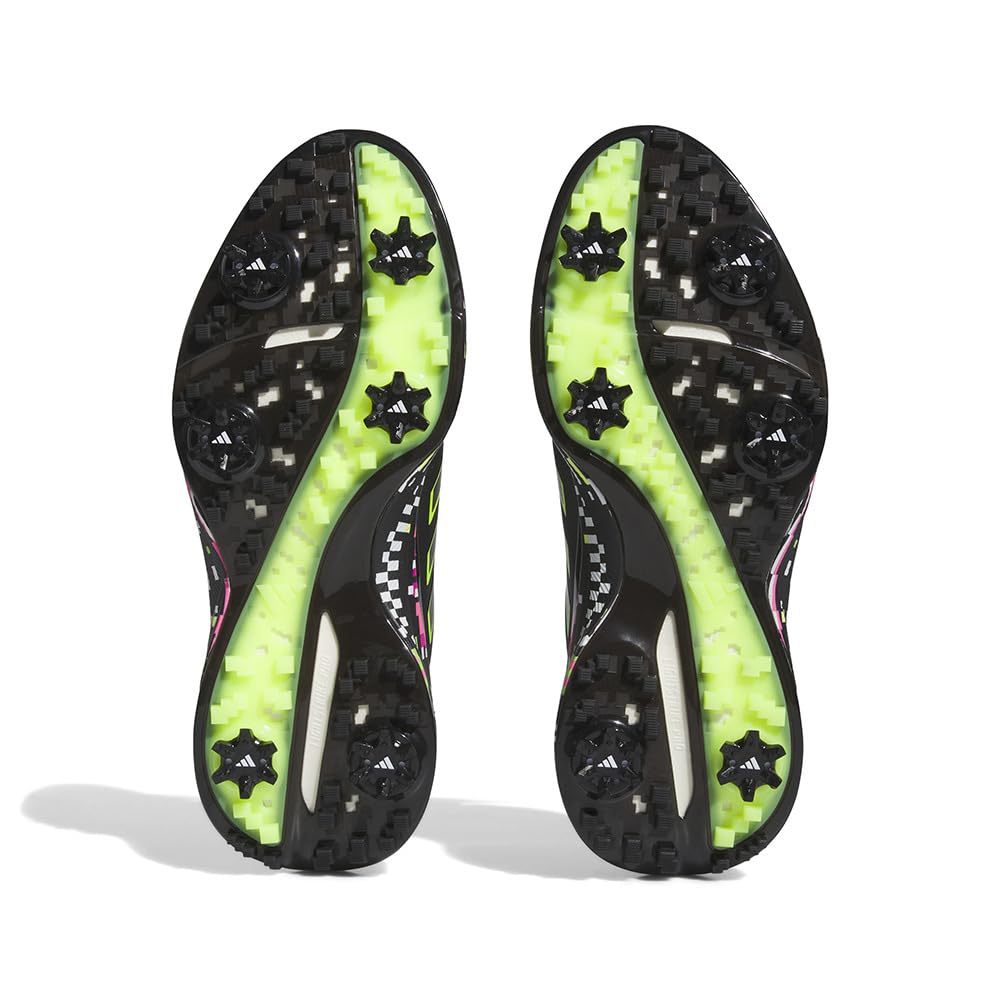Гольф обувь ZEDG 23 Glitch Core Lemon см [Adidas Golf] Черный/Основной черный/Люсид 23.0