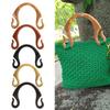 Hook Shaped Resins Bag Handle Purse Handle Handbag Handle Replacement for DIY Crochet Bag Making Crafts Purse Supplies