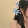 Early Spring Atmosphere Acrylic Fabric Flower Hairpin Fashionable Small Fresh Sweet Grab Clip Hair Versatile Hair Accessories Women