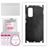 apgo Protective Skin Sticker for the Back+sides Compatible with Xiaomi Redmi Note 11S, Full Wrap Film, Foil, Vinyl - Pattern Black Leather
