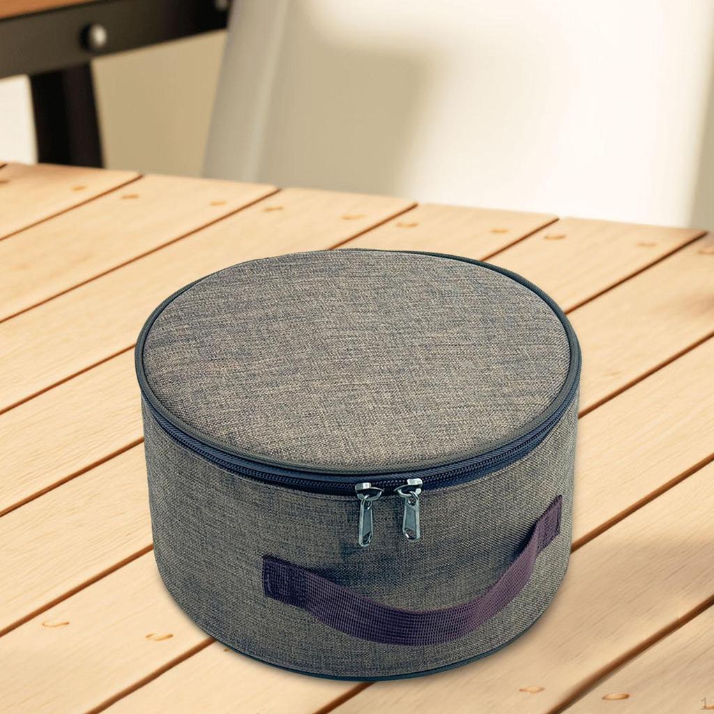 Foldable Fan Storage Bag Easy Carrying Wash Makeup for Outdoor Travel Camping