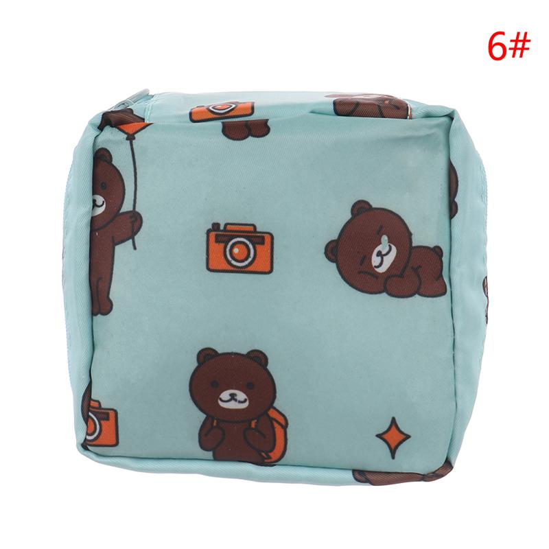 Cute Sanitary Pad Tampon Storage Bag Portable Travel Bag Makeup Bag Earphone Bag