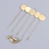 10pcs/set Fashion Jewelry Making Dress Pin Brooches Accessories Cameo Cabochon Tray