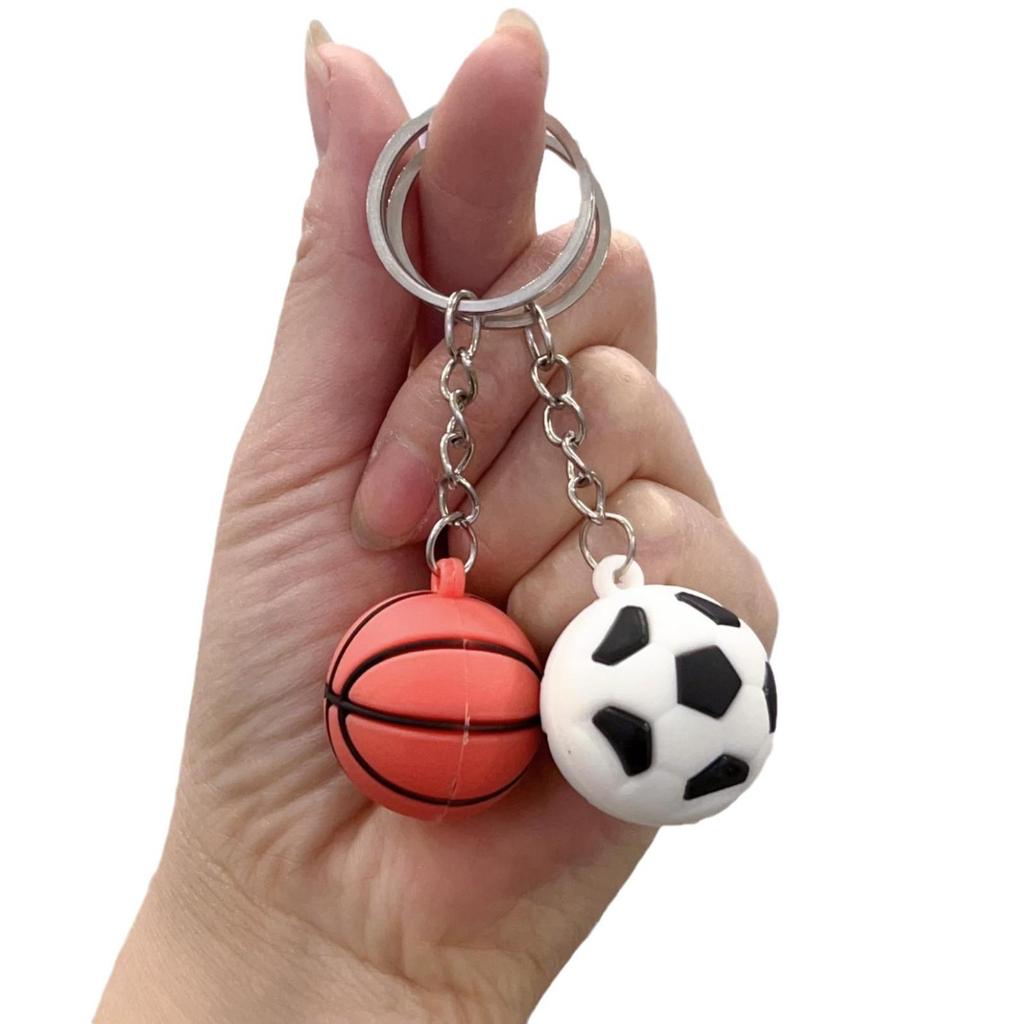 3D спортивный брелок: Украшения для школьных ранцев на тему баскетбола, футбола, тенниса и бильярда