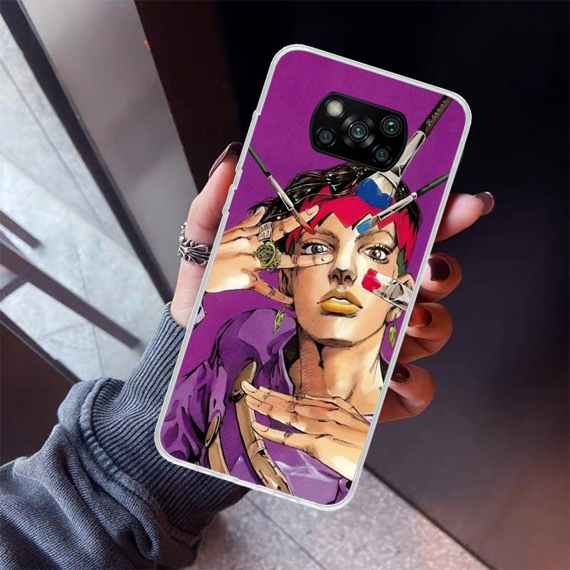 Чехол для телефона JoJo Adventure Rohan Kishibe для Xiaomi Poco X7 X6 X5 Pro F7 Ultra Redmi 15C 15 13 13C 12 12C 10 10A 10C 9 9A 9C 9T S