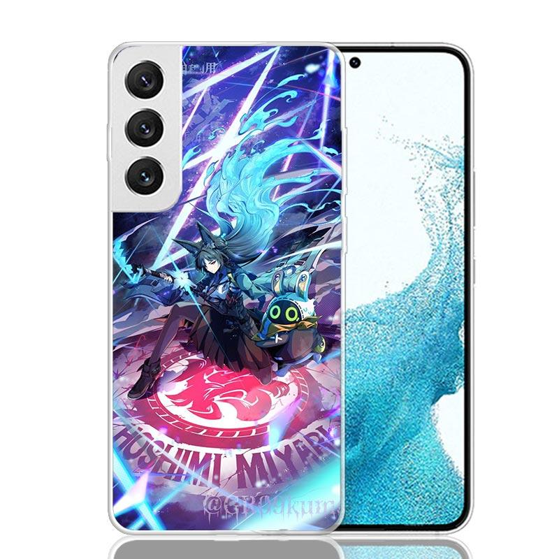 Чехол для телефона Hoshimi Miyabi Zenless Zone Zero ZZZ Для Samsung Galaxy S26 S25 Edge S24 S23 FE S22 Ultra S21 Plus S20 + Чехлы