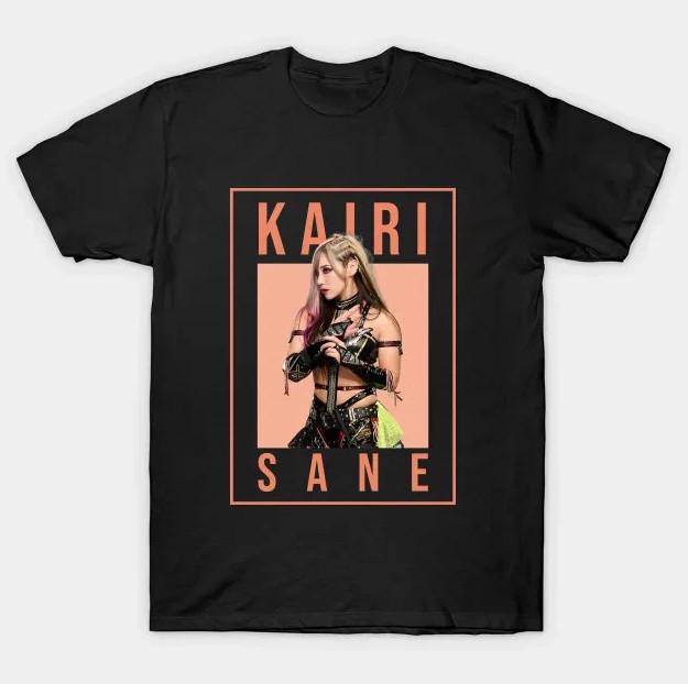 Черная футболка WWE Kairi Sane, Звезда рестлинга