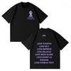 High Quality Cotton Tshirt New Rap Jul Tour Album 2026 TShirts Unisexs Clothing Womens Pop Music Casual Summer T Shirt