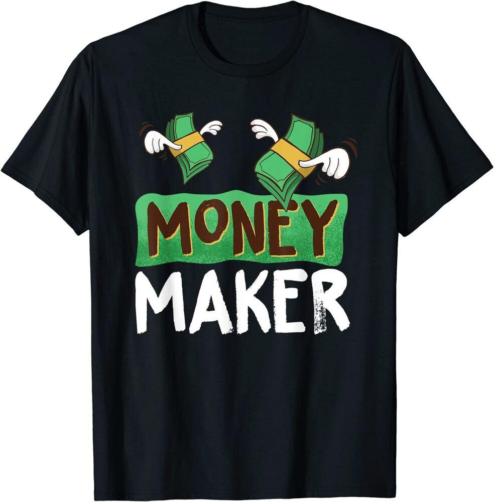 Футболка унисекс с денежными долларами и бизнес-дизайном