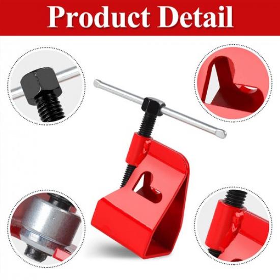 Red Compression Sleeve Puller Tool Aluminium Alloy Remove Pipe Ferrule Nut