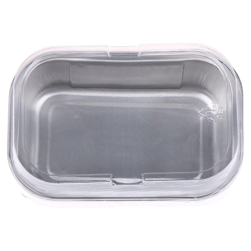 10шт прямоугольные формы для выпечки из алюминиевой фольги с крышкой, инструменты для выпечки