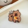 Creative Cute Paper Clip Lovely Binding Sealing Clamp Photo Clip Capybara Acrylic Clip  Student