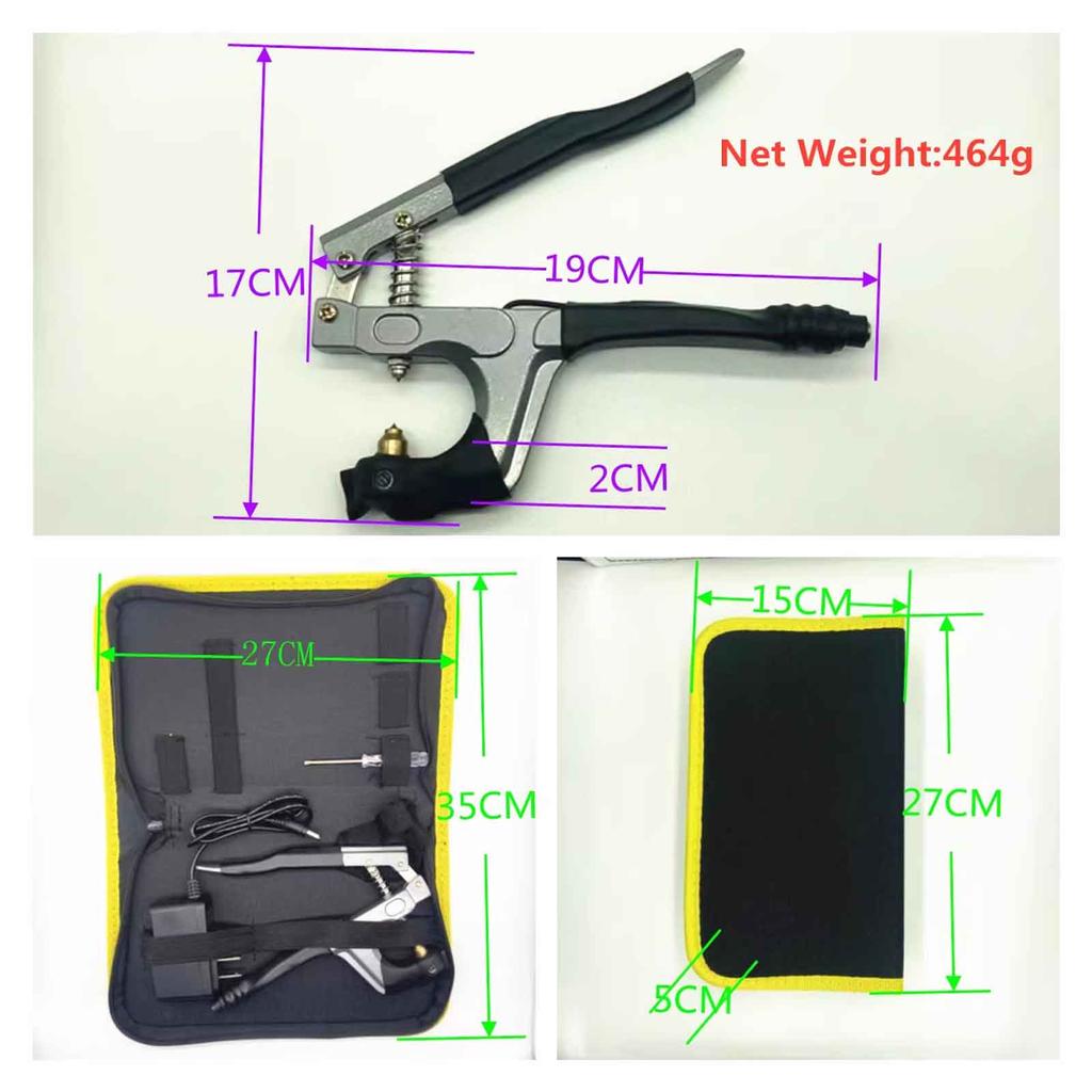 AC 100-240V Badminton Racket Grommet Pliers, Cold-Heat Press Flared Tool for Tennis Racket Stringing Machine