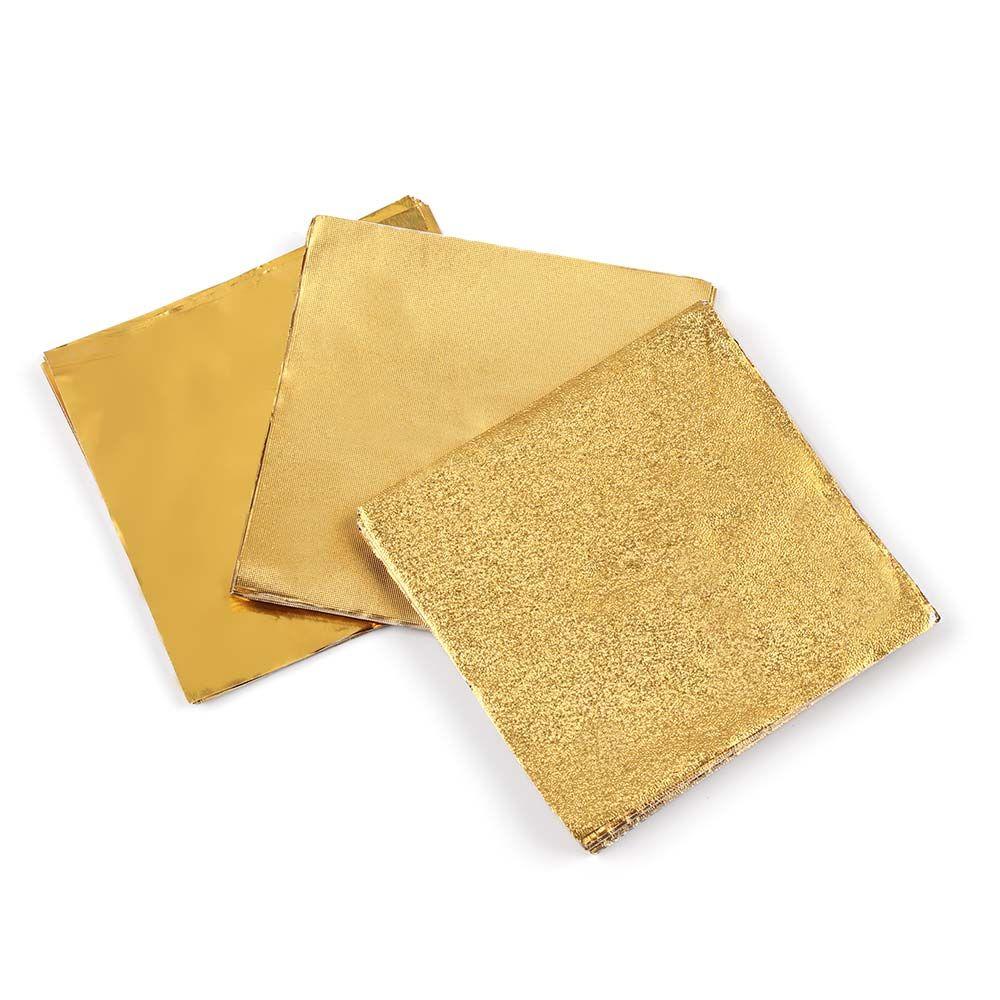 DIY Gilded Tin Food Baking Decoration Aluminum Foil Candy Chocolate Wrapping Paper Package Paper