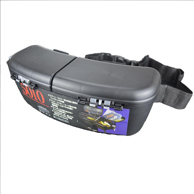 Двухслойная многофункциональная поясная коробка для хранения рыболовных принадлежностей и наживки