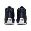 Air Jordan 12 Retro Hyper Royal Women Sneakers Black Metallic-Silver White AO6068-004