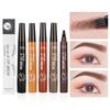 Micro-engraving Water Eyebrow Pencil Simulation Native Eyebrow Four-forked Liquid Eyebrow Pencil Waterproof and Sweat-proof
