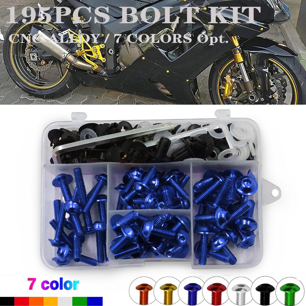Комплект болтов и винтов для обтекателя YAMAHA YZF R1 R1M R15 R25 R3 R6 R125 R15 R25 FZ1 FZ6 FZ8 MT10 MT03 MT09 MT07 FZ07 FZ09 XMAX TDM TMAX