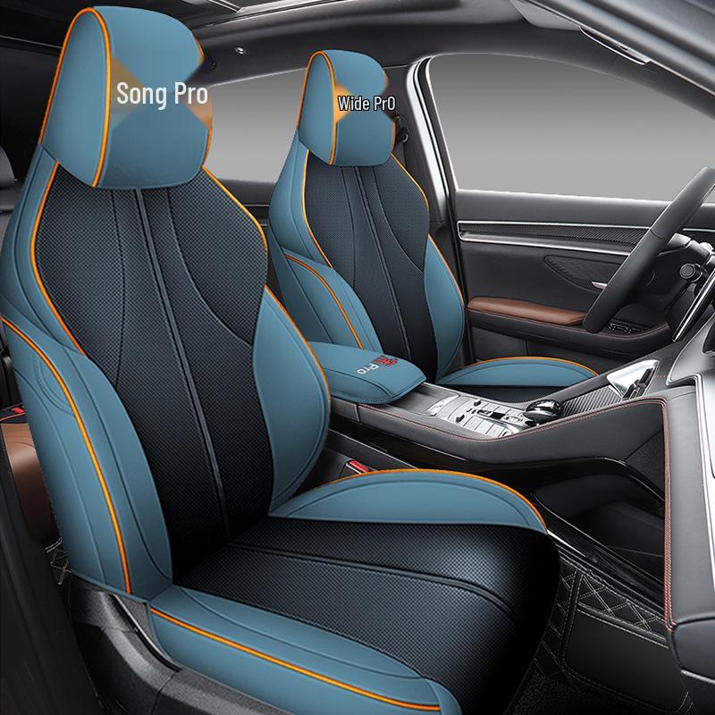 BYD Song PRO dm-i Universal Leather Car Seat Cushion: Four-Season Full Coverage