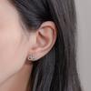 Серьги-кольца из стерлингового серебра S925, круглые, легкие, роскошные, полые, изысканные серьги