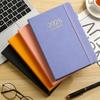 2025 Planner Notebook Daily Weekly Monthly Calendar Notepad Thick Paper Anti-Bleed Design Faux
