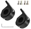 Fogman Fog Lamp Mount Stay Pipe Bracket Clamp Light Bar Set of 2