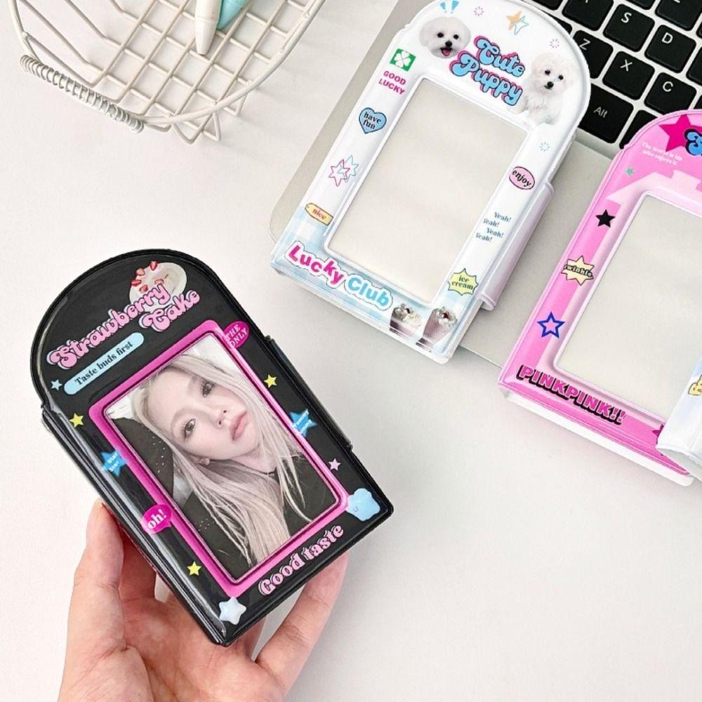 3 Inch Mini Photocard Binder Y2k Cartoon Idol Card Collect Book Cute Card Album