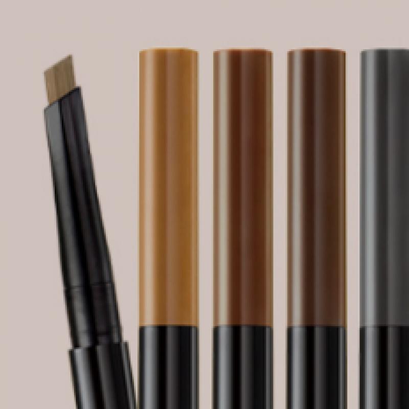 Kisme [1+1] Карандаш для бровей Kisme Heavy Rotation Hard Edge, ограниченный выпуск [Проект 1+1] Нет. 2 Натуральный Коричневый