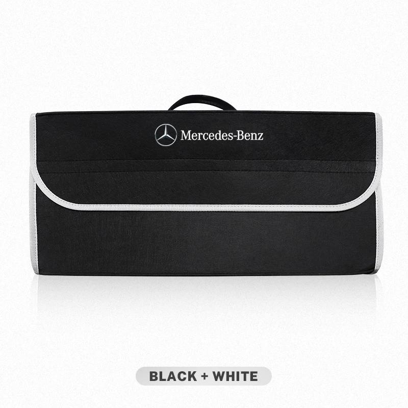 GLC GLB Car Storage Bag Folding Travel Tidying Box Trunk Tools Case For Mercedes Benz AMG GLC GLK GLE W206 W220 W205 W211 W203