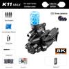 Бесколлекторный дрон K11MAX с тройной камерой, HD аэрофотосъемка, запуск водяных бомб и четырехосевое дистанционное управление