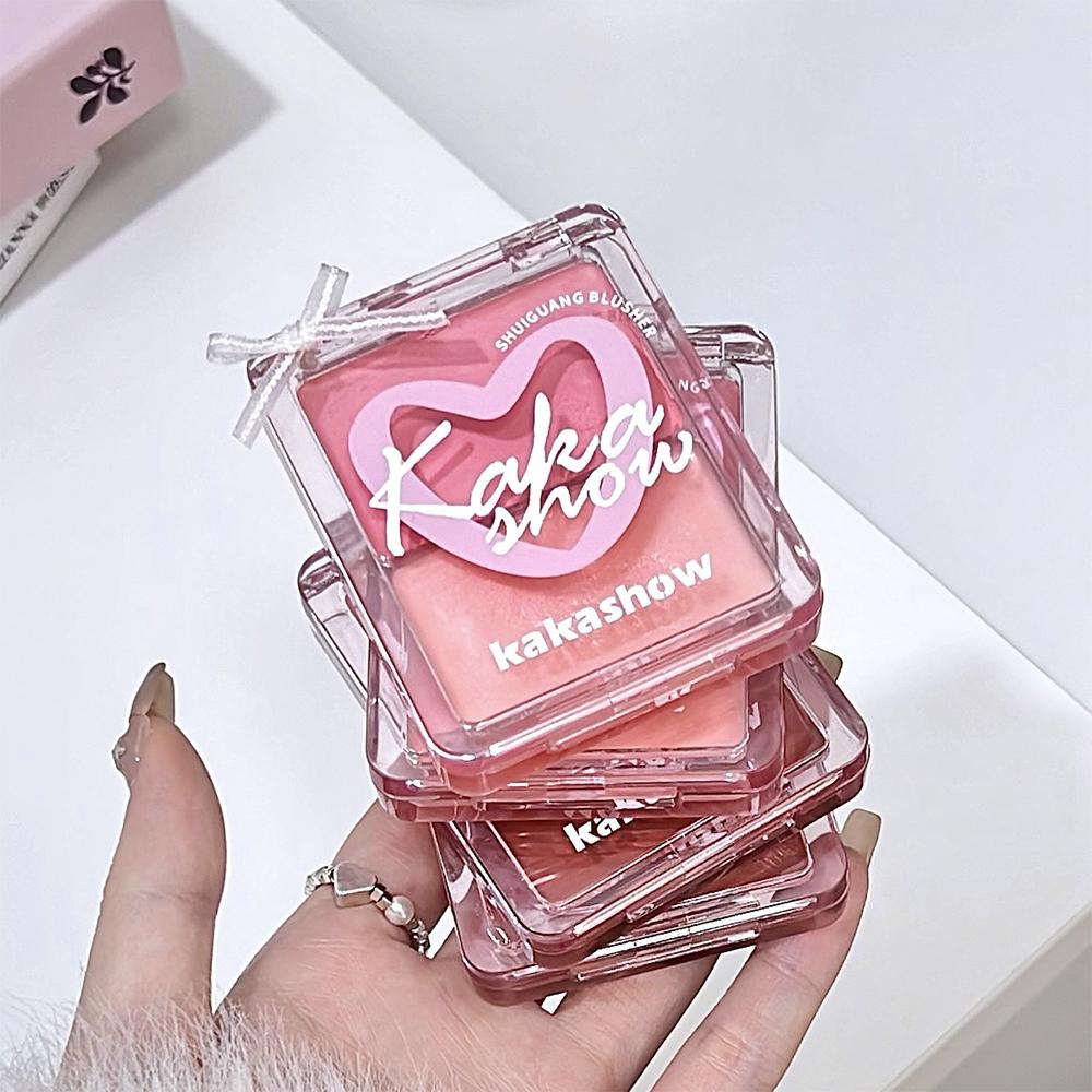 kakashow Кремовые румяна Dewy 10 г Легкое естественное сияние Стойкий наслаиваемый тинт для щек Для всех тонов кожи