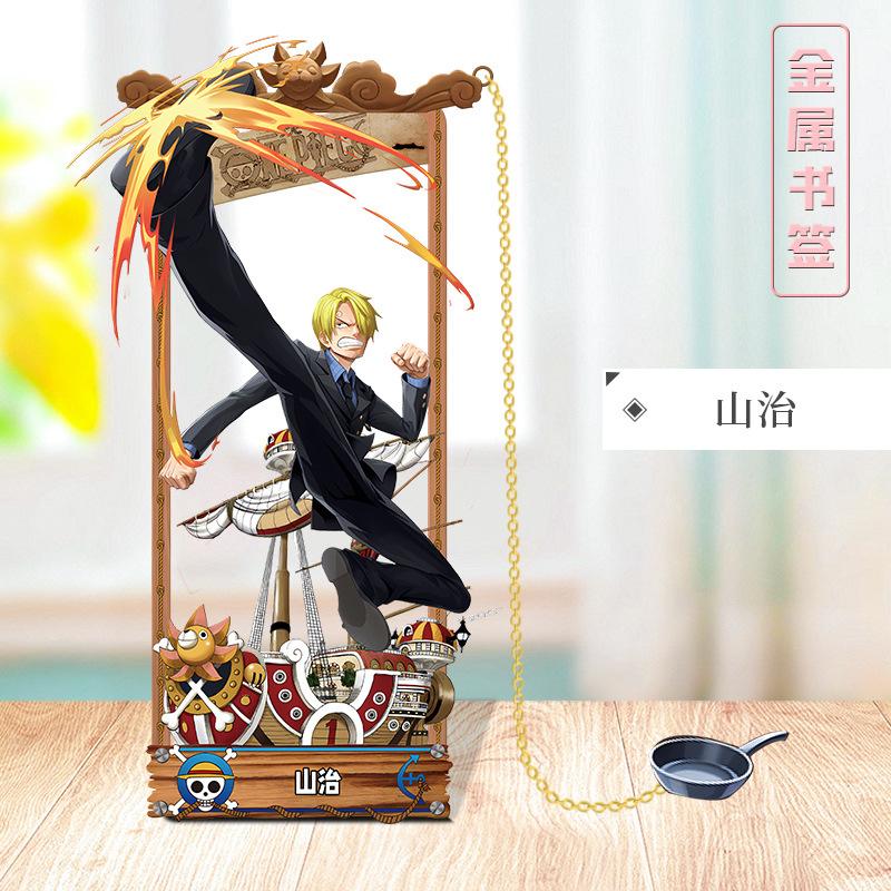 Металлические закладки ONE PIECE с различными мультяшными персонажами для фанатов косплея фигурка аниме one piece