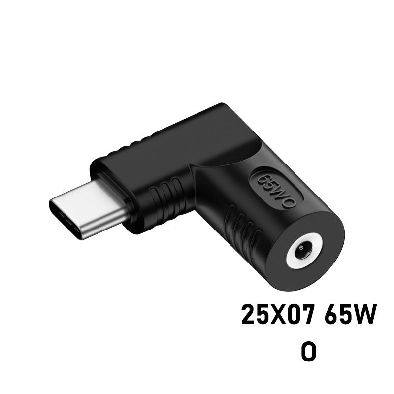 2Pcs DC 20V to Type-C Adapter PD 65W, Laptop Power Input to USB C Output Fast Charging Converter